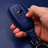 Tukellen Compatible with Subaru Leather Key Fob Cover with Keychain Fit for WRX Outback Ascent Forester Crosstrek Legacy Impreza Smart Remote, Gen...