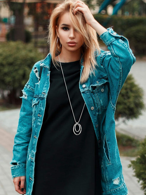 Hicarer 12 Pieces Long Pendant Necklace Set Y Tassel Leaf Circle Bar Necklace for Women...