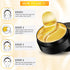 REWLKP 24k Gold Eye Collagen Patches - Puffy Eyes & Dark Circles Treatments,Reduce Under Eye Bags and Smooth Wrinkles,Eye Skin Care Pads With Coll...