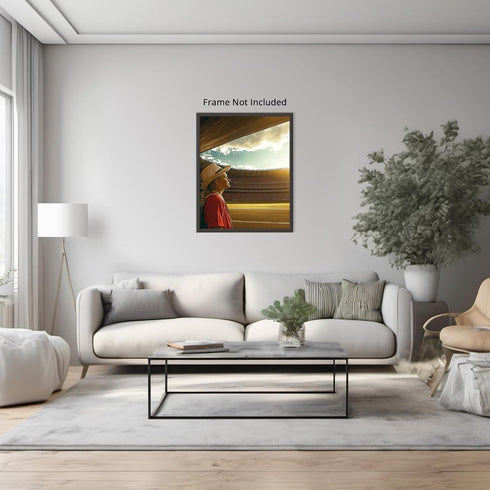 Posterizer 1 pcs-Poster of a packed stadium under a beautiful sunset 1-Sports & Hobby Art Gifts for sports fans Decor for Home & Office- unframed ...