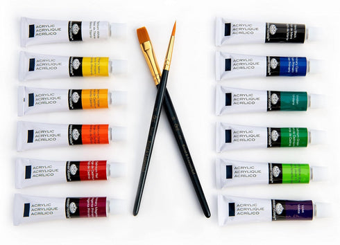Royal & Langnickel Paint 12PK 12/PKG, 0.4 Fl Oz (Pack of 12), Acrylic Set...