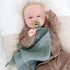 Ryan & Rose Cutie Lovey - Soft 100% Organic Cotton Muslin with Attachable Snap Closure - Loveys for Babies Newborn Baby Lovey Security Blankets fo...