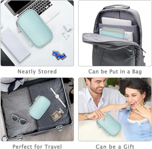 Electronic Organizer,Travel Cable Organizer,Electronic Accessories Carry Case Portable,Accessories Carry All-in-One Storage Bag for USB Data Cable...