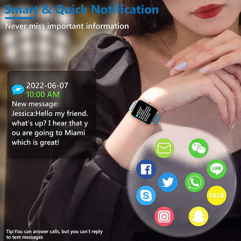 GECENinov Smart Watch, Activity Fitness Tracker with 1.54" Full Touch, Sleep Monitor, Heart Rate and Blood Oxygen Monitor, IP65 Waterproof Smartwa...