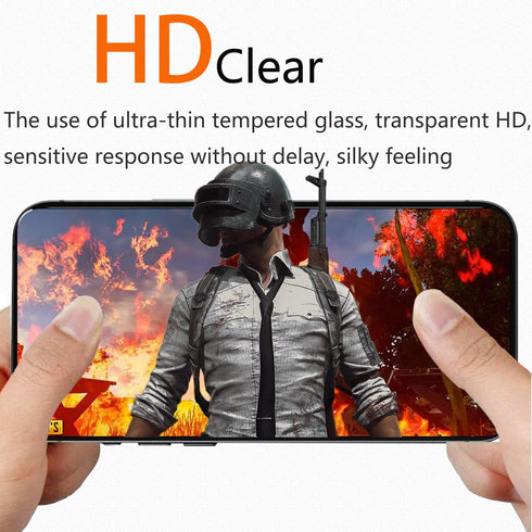 Front and Back Screen Protector Glass Compatible with iPhone 15 6.1 inch, 2 Pcs Front Protector+ 2 Pcs Back Protector + 2 Pcs Camera Lens Protecto...
