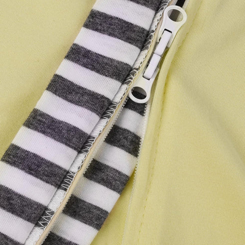 Baby Blanket Sack with Arms Free Design,Transition to Arms Free Wearable for Newborn Girl and Boy, Medium 3-6Months, Yellow Color...