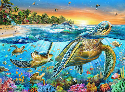 Puzzles for Kids Ages 4-6 8-10 Year Old - Underwater World,100 Piece Puzzle for Toddler Children Learning Educational Puzzles Toys for Boys and Gi...