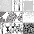 Different Airbrush DIY Hollow Design PET Plastic Stencil Painting Templates Stencils, Perfect for Textile Design, Wall Decoration, Window, Paper, ...