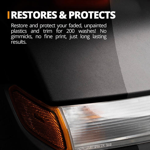 CERAKOTE® Ceramic Trim Coat Kit - Quick Plastic Trim Restorer - Ceramic Coating Guaranteed Restoration to Last Over 200 Washes – A Ceramic Coating...