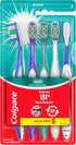 Colgate 360 Whole Mouth Clean Toothbrush, Adult Medium Toothbrushes, 5 Pack...