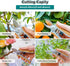 Berry&Bird Mini Pruning Shears for Gardening Curved Blades Hand Pruners with Wooden Handle Garden Scissors Snips Stainless Steel Trimming Small Cl...