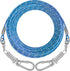Dog Tie Out Cable 10ft/15ft/20ft/30ft Dog Leash for Training with Swivel Hook Green/Blue/Purple Reflective Dog Chains for Outside for Medium to La...