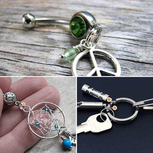 Uniclife 8 mm Metal Split Jump Rings Double Loops 500 PCS Mini Ring Connectors for Jewelry Necklaces Bracelet Earrings and Crafts Ornament...