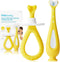 Frida Baby Grow-with-Me Baby Toothbrush Training Set | Infant to Toddler Toothbrush 0-12 months, Cleans All Sides at Once, Oral Care for Sensitive...