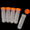 Honbay 10PCS 50ml Round Bottom Plastic Lab Centrifuge Tubes Laboratory Test Tubes with Screw Cap and Graduation Frozen Vial Container Sample Stora...