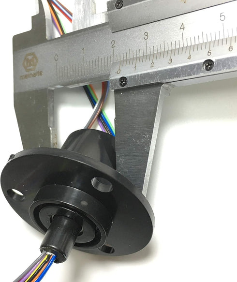 Taidacent 6 Wires12 Wires 2A 5A 10A 15A 20A 30A Slip Ring Collector Ring Rotary Electrical Contact Electrical Slip Ring Joint Rotary Connector (12...