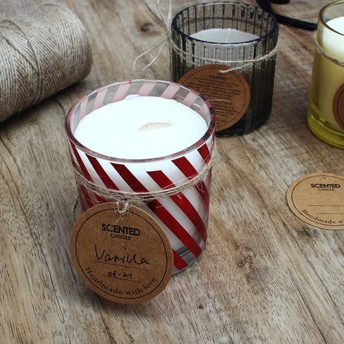 Candle Wick Kit, 60 Cotton Candle Wicks with Candle Making Tools for Candle Making (Thin, 8 inches)...