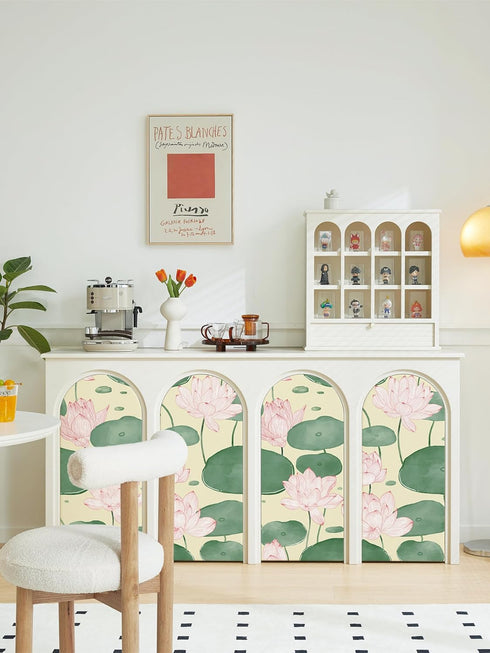 Yasinet Peel and Stick Wallpaper Floral Wallpaper Modern Removable Floral Contact Paper Self Adhesive Flowers Green Leaf Wallpaper Decorative for ...