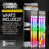 LIGHTSABER CHOPSTICKS LIGHT UP STAR WARS CHOPSTICK LED Glowing Light Saber Chop Sticks REUSABLE Sushi Sabers Cool Fun Geeky STARWARS Chop Stick Se...