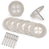 40mm 1.6" Diamond Cutting Wheel with 1/8" Mandrel, for Glass Agates Rocks Ceramic Tile Polishing Cutting, Coated Cutting Discs Cut Off Wheels Rota...