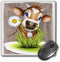 3dRose LLC 8 x 8 x 0.25 Inches Mouse Pad, Jersey Cow in Grass (mp_110913_1)...