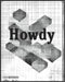 Posterizer 1 pcs-Howdy-fun retro greetings poster-mosaic pattern 2-Western Art-Typography Art-Decor for Game Room or Man Cave- unframed wall art...