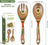 Salad Tongs, Wooden spoons, Salad Tongs for Serving, WOSPONFAN 10-inch Pakkawood Serving Utensils Set Salad Servers Set Kitchen Cooking Utensil...