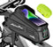 Bike Phone Holder Bag -Waterproof Bicycle Accessories Pouch Hard Case Large Capacity Top Tube Front Frame Cycling Mount Bag, TPU Touch-Screen & Su...