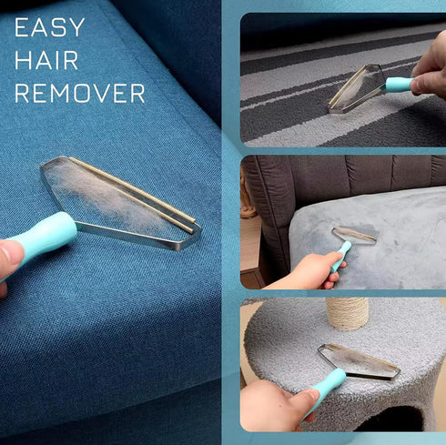 Pet Hair Remover - Pet Hair Cleaner Brush for Couch, Sofa, Bed - Pet Hair and Lint Brush for Clothes, Rugs, Upholstery - Copper Pet Hair Removal T...