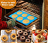 Mini Fluted Tube Cake Pan, 6Cavity Heritage Fluted Tube Cake Silicone Mold for Baking,Non Stick Fancy Molds for Fluted Tube Cake (Mix)...