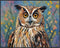 Posterizer 1 pcs- cute yellow eyed brown owl-Art for Animal Lovers-Landscape & Nature Art- Living Room Bedroom Decor- unframed wall art...