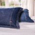 Elegant Life Home 100% Cotton Washed Pillow Case Soft Denim Standard Pillow Sham 20'' x 26'' (1 pc, Dark Blue)...