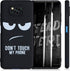 kwmobile TPU Silicone Case Compatible with Xiaomi Poco X3 NFC/Poco X3 Pro - Case Soft Cover - Don't Touch My Phone White/Black...