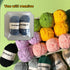 4Ply Acrylic Soft Yarn 2 Balls 1Pack, 2 Pcs Crochet Yarn Total 100g (3.4oz) / 260m (280Yds), Crocheting/Knitting #4 Medium Yarns, Worsted Beautifu...