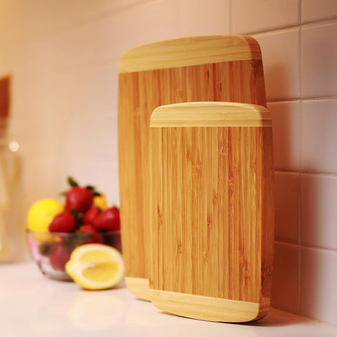 Joyce Chen Small Burnished Bamboo Cutting Board, 6x9 Inches...