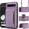 Phone Case for Google Pixel 6 Wallet Cover with Crossbody Shoulder Strap and Leather Credit Card Holder Pocket Slim Stand Cell Accessories Mobile ...