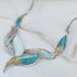 Vintage Statement Jewelry Set Leaf Floral Bohemian Boho Statement Necklace Earring Set Crystal Fashion Costume Jewelry...