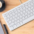 Wired Keyboard and Mouse Combo Slim & Quiet, USB Connection, Compact Keyboard, US English, White...