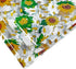 ZLIFA Sunflower Print Clear Vinyl Faux Leather Sheets, 12" x 47" Smooth Printed PVC Fabric Roll for Handmade Bows Earrings Handbag Sewing Crafts, ...