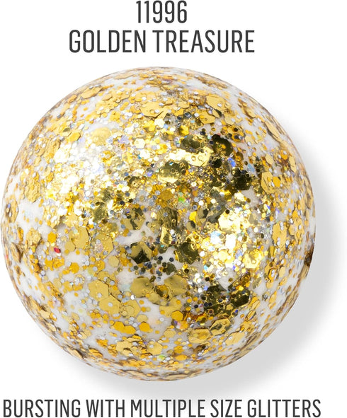 FolkArt Glitterific Pop Acrylic Craft Paint, Golden Treasure 2 fl oz Premium Glitter Finish Paint, Perfect For Easy To Apply DIY Arts And Crafts, ...