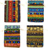 12pc Egyptian Style Jewelry Coin Pouches Aztec Print Drawstring Gift Bag Party Accessories Brocade Cotton Sachet Candy Present Pouch Travel Purse ...
