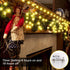 echosari Star String Lights Battery Operated, Auto Timer LED Star Fairy String Lights 158IN with 8 Modes for Kid Room Bedroom Party Garden Wedding...