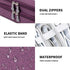 Travel Cable Organizer Bag, Electronic Accessories Case Portable Double Layer Cable Storage Bag for Cord,phone,Charger, Flash Drive, Phone, SD Car...
