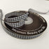 Buffalo Check Ribbon Black and White Gingham Ribbon 25 Yards for Crafts (3/8", Black)...