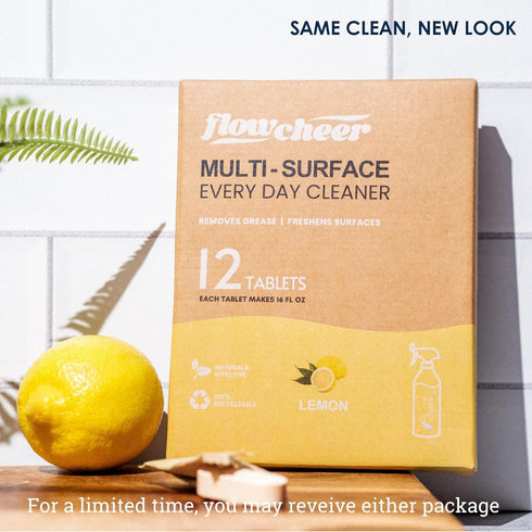 Multi-Surface Cleaner Refills Tablet-12 Pack All Purpose Cleaner Tablet for 12 x 17 Fl oz Bottles of Spray Cleaner- Household&Kitchen Cleaning-Lem...