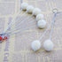 100 Packs Wool Daubers Ball Brush Leather Dye Tool with Metal Handle for DIY Crafts Projects...
