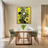 Posterizer 1 pcs-retro surreal happy bright flowers collage-Abstract & Modern Art-Floral & Botanical Art-Gift for Art Lovers- UNFRAMED Wall Art...