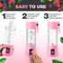 Portable Blender - Compact and USB Rechargeable Personal Travel Blenders for Smoothies, Shakes and Ice - Mini Fruit Juice Mixing Shaker Bottle - 3...