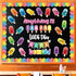 53 Pcs Summer Bulletin Board Decorations Set Ice Pop Classroom Decor Ice Lolly Paper Cutouts with Bulletin Board Borders for Summer Ice Cream Part...