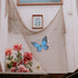 LIOOBO Large Metal Butterfly Wall Art Outdoor Decor 3D Butterflies Wall Sculpture Hanging Decor for Home Yard Patio Garden Decoration Blue...